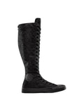 Converse Chuck Taylor XX Hi Black Lace Knee High Boots