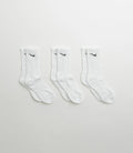 Nike Training Everyday Plus Cushioned 3 Pack Crew Socks in White (Small) *