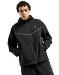 MD- Nike Men's Tech Woven Triple Black Windbreaker