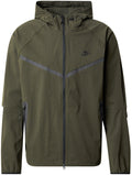 Nike Men's Tech Woven Zip Jacket- Olive