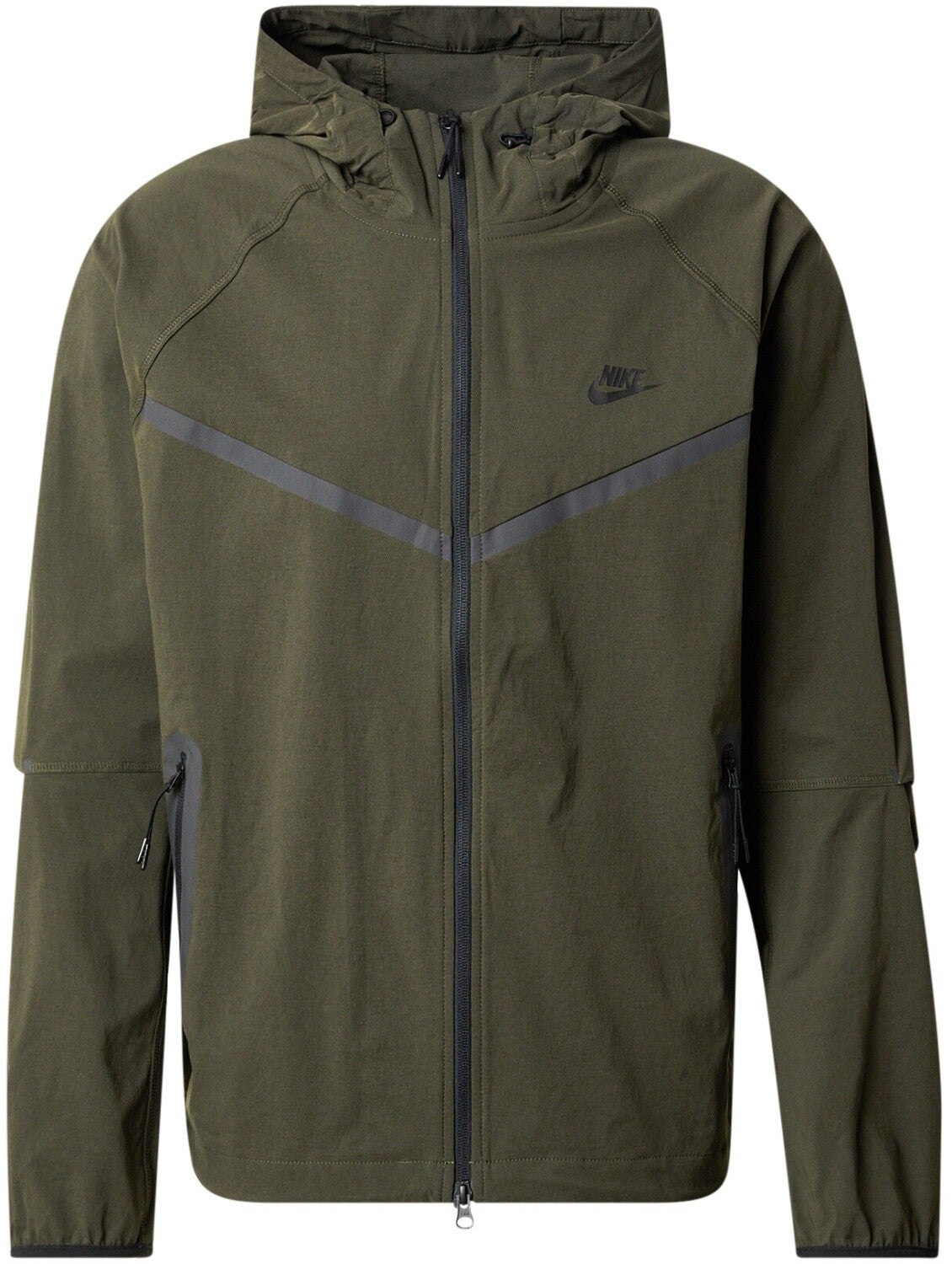 Nike Men's Tech Woven Zip Jacket- Olive