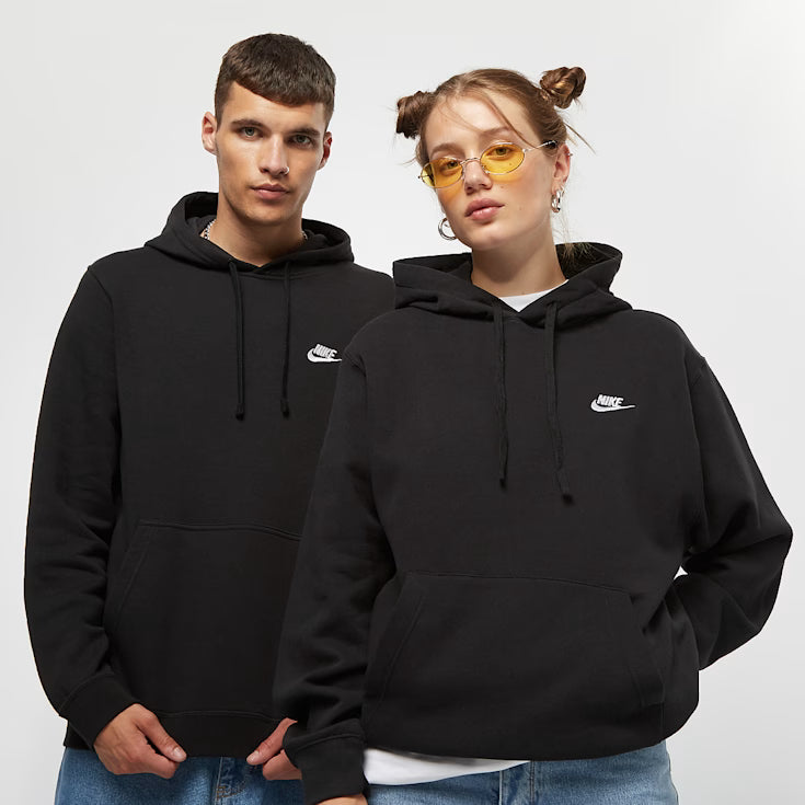 Adult Nike Club Fleece Hoodie-Black *