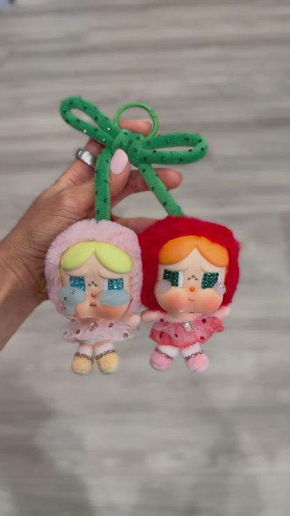 Pop Mart Crybaby Crying for Love 'Love You Cherry Much' Magnetic Keychain
