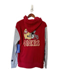 Men's NFL Ultra Game San Francisco 49ers Zip Up Hoodie Football Jacket