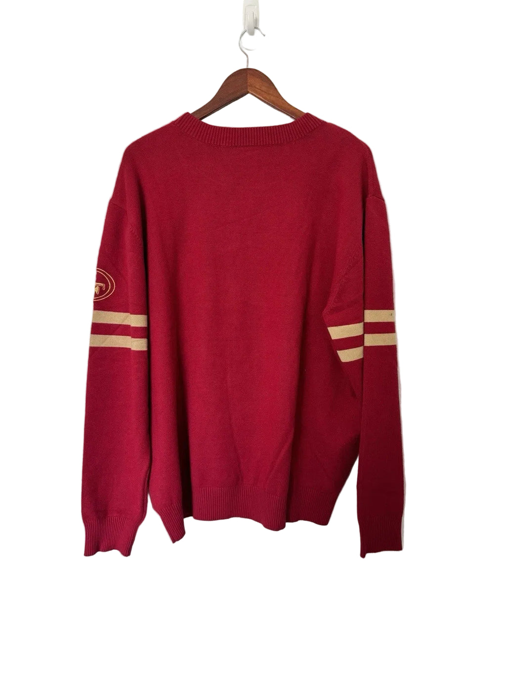 Men's NFL Ultra Game 49ers Cable Knit Sweater