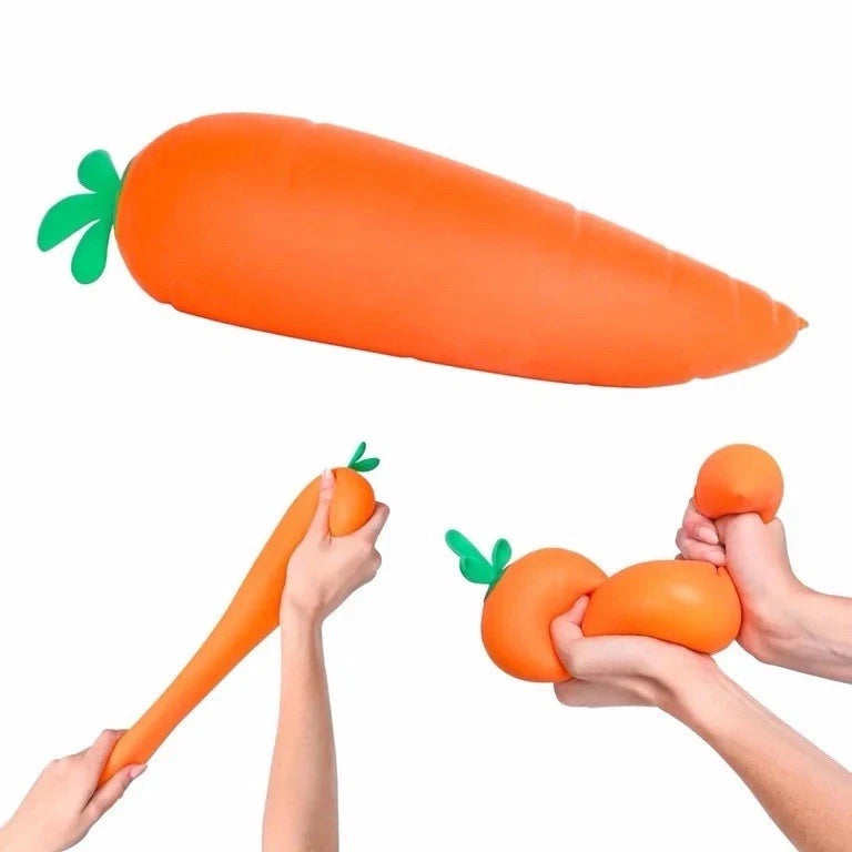 Sunny Days Squeezy Carrot Squishy Fidget Toy