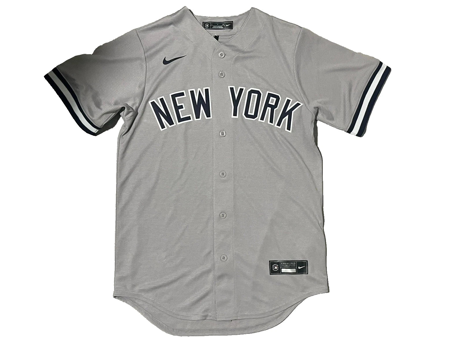 Nike New York Yankee's Replica Baseball Jersey- Gray