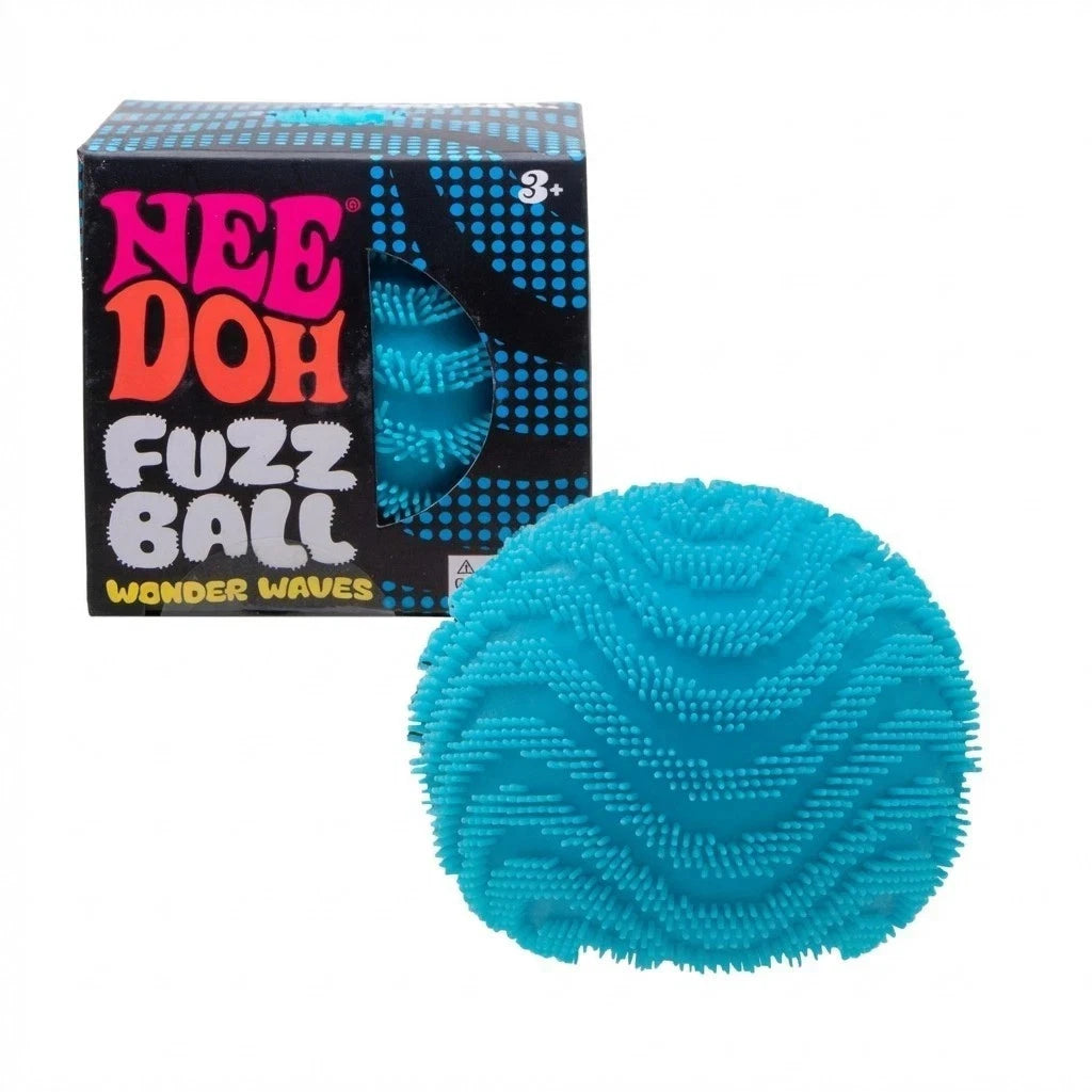 NeeDoh Fuzz Ball Velvet Squeeze BLUE