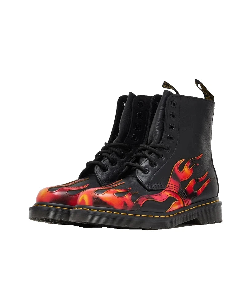 Dr Martens 1460 Pascal Flame Combat Boots