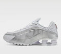 Nike Shox R4 White Metallic Silver