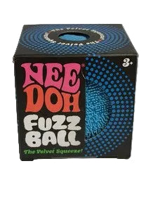 NeeDoh Fuzz Ball Velvet Squeeze BLUE