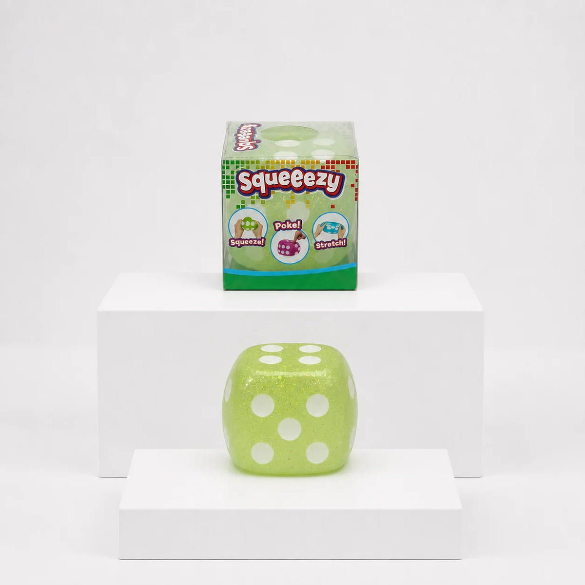 Squeezy Green Dice