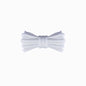 White Half Round Shoelaces-47" 1 Pair